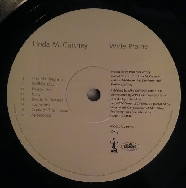 Linda McCartney : Wide Prairie (LP, Album, RM, 180)
