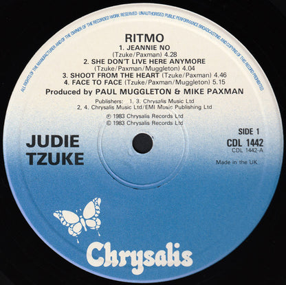 Judie Tzuke : Ritmo (LP, Album)