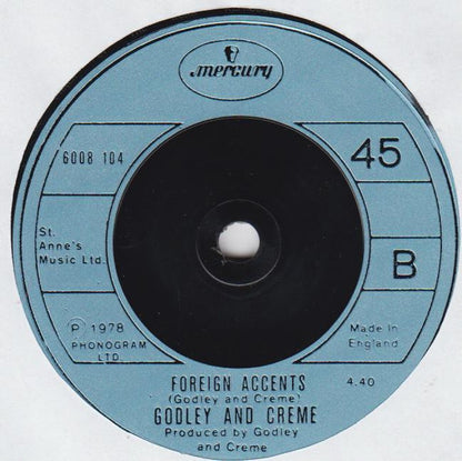 Godley & Creme : Sandwiches Of You (7", Single)