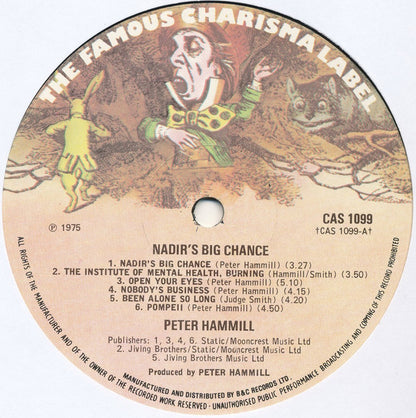 Peter Hammill : Nadir's Big Chance (LP, Album)