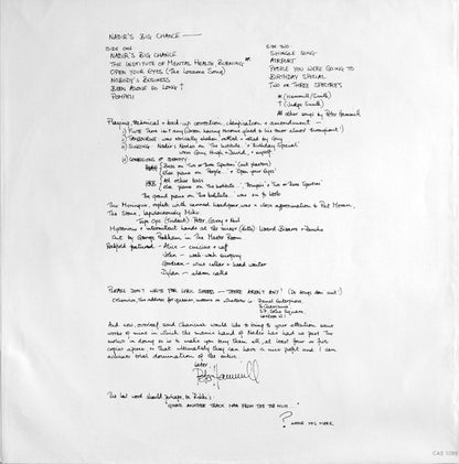 Peter Hammill : Nadir's Big Chance (LP, Album)
