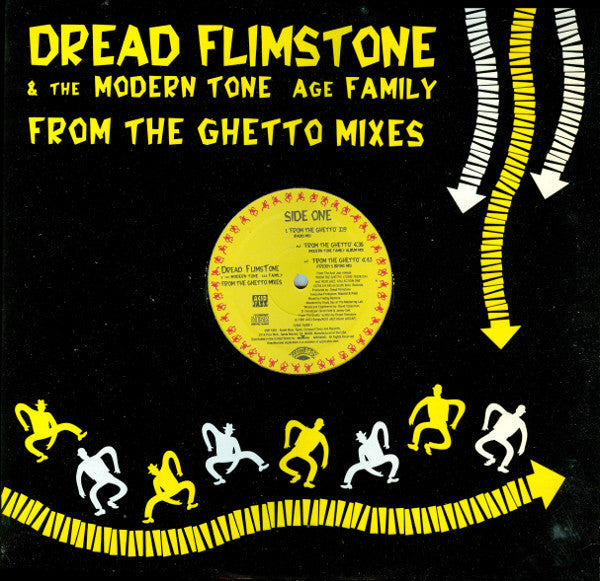 Dread Flimstone & The Modern Tone Age Family* : From The Ghetto Mixes (12")