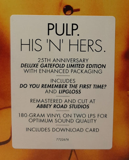 Pulp : His 'N' Hers (2xLP, Album, Dlx, Ltd, RE, RM, 25t)