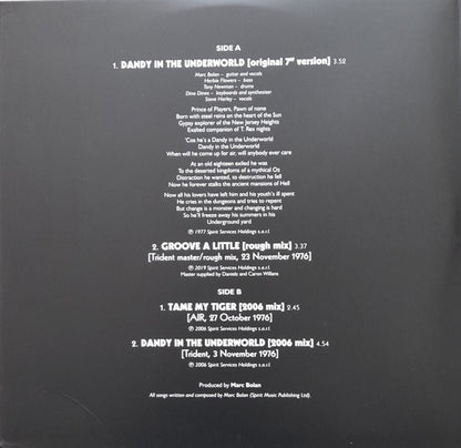 T. Rex : Dandy In The Underworld (10", EP, Red + 10", EP, Blu)