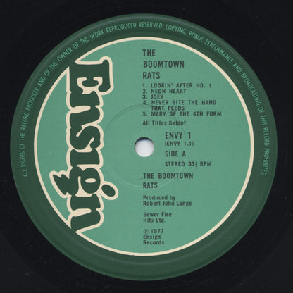 The Boomtown Rats : The Boomtown Rats (LP, Album)