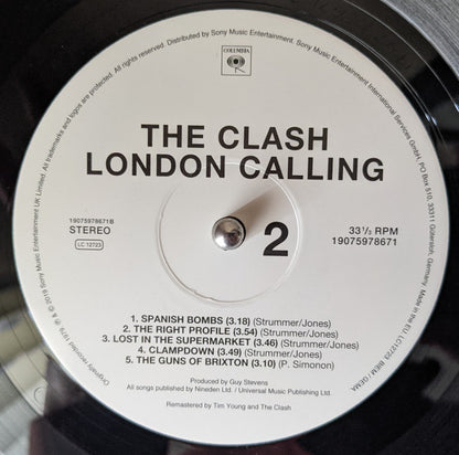 The Clash : London Calling (2xLP, Album, Ltd, RE)