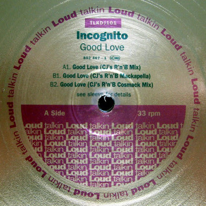 Incognito : Good Love (2x12", Promo)