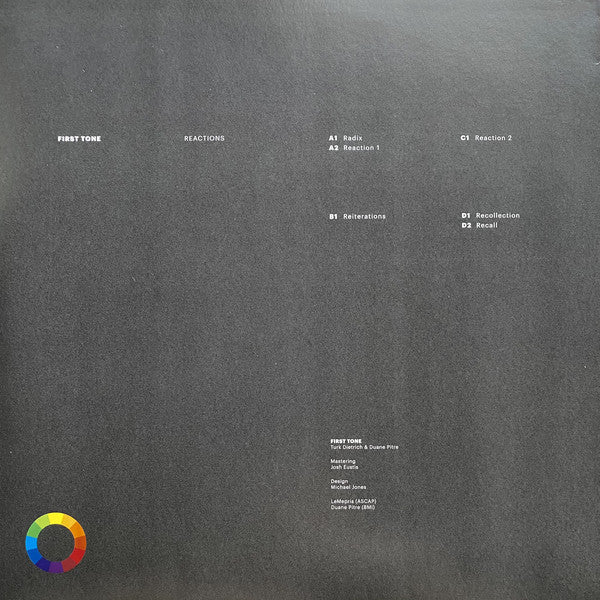 First Tone : Reactions (2x12", Album)