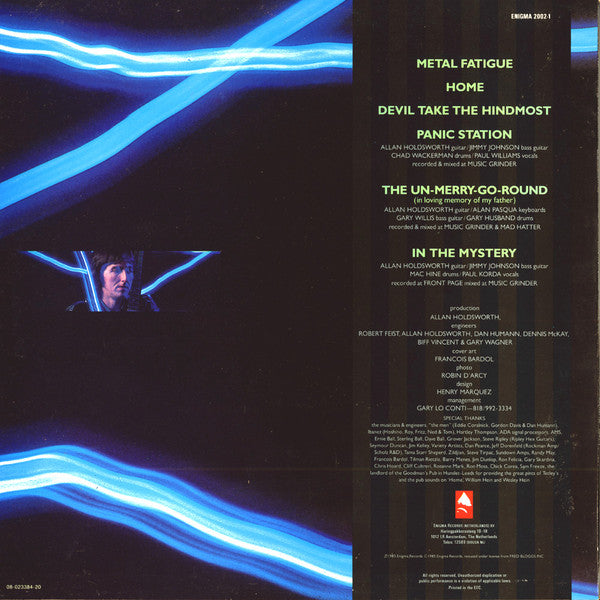Allan Holdsworth : Metal Fatigue (LP, Album)