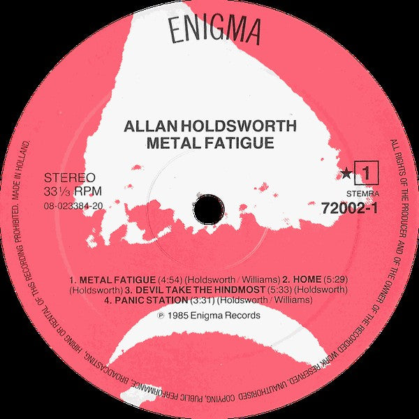 Allan Holdsworth : Metal Fatigue (LP, Album)