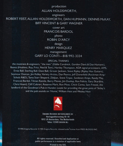 Allan Holdsworth : Metal Fatigue (LP, Album)