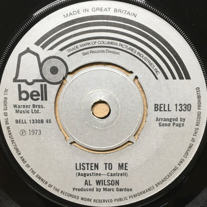Al Wilson : Show And Tell (7", Single)