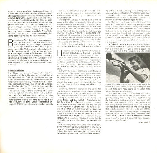 Gerry Mulligan & Chet Baker : Mulligan / Baker (2xLP, Comp, RE, RM, Gat)