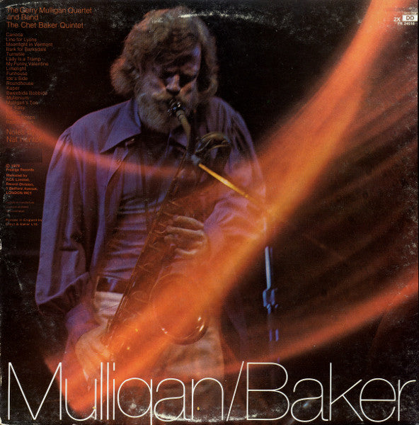 Gerry Mulligan & Chet Baker : Mulligan / Baker (2xLP, Comp, RE, RM, Gat)