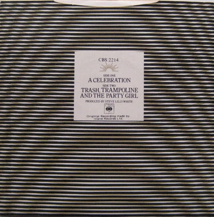 U2 : A Celebration (7", Single, RE, Sun)