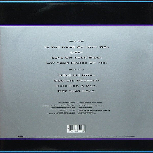 Thompson Twins : The Best Of Thompson Twins (Greatest Mixes) (LP, Comp)