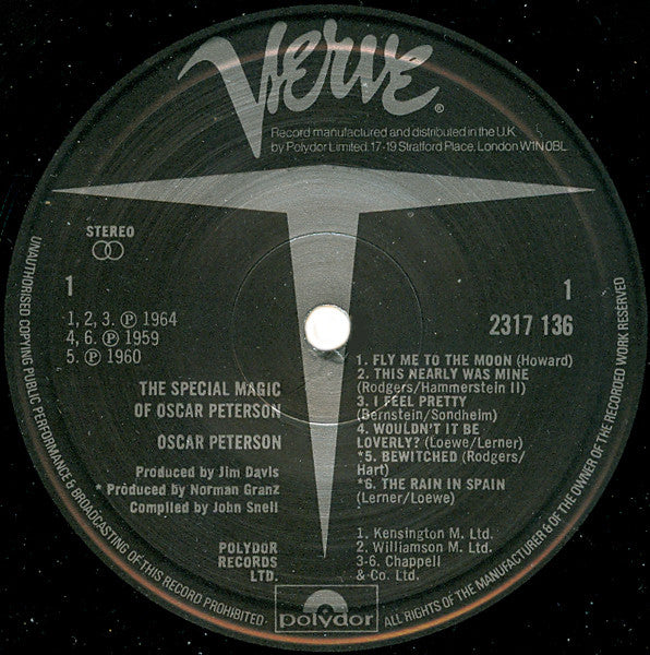 Oscar Peterson : The Special Magic Of Oscar Peterson (LP, Comp)