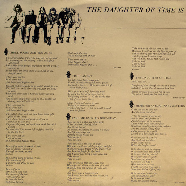 Colosseum : Daughter Of Time (LP, Album, RP, Sma)