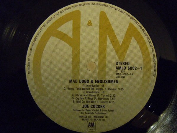 Joe Cocker : Mad Dogs & Englishmen (2xLP, Album, RE, Fol)