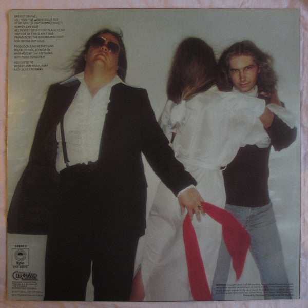Meat Loaf : Bat Out Of Hell (LP, Album)