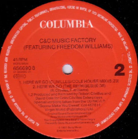 C + C Music Factory : Things That Make You Go Hmmm... (12", Single)