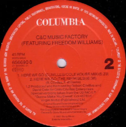 C + C Music Factory : Things That Make You Go Hmmm... (12", Single)
