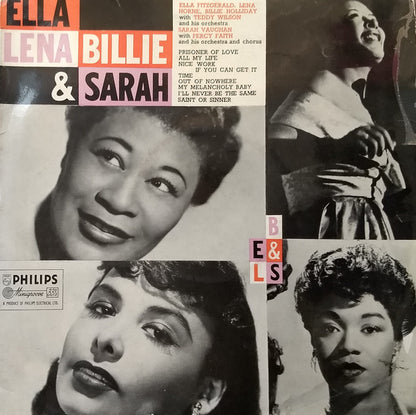 Ella Fitzgerald, Lena Horne ,  Billie Holiday And Sarah Vaughan : Ella, Lena, Billie And Sarah (10", Comp)