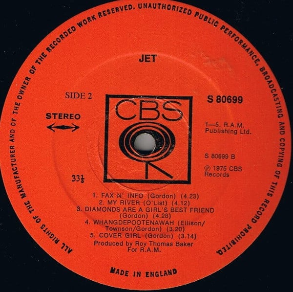 Jet (10) : Jet (LP, Album)