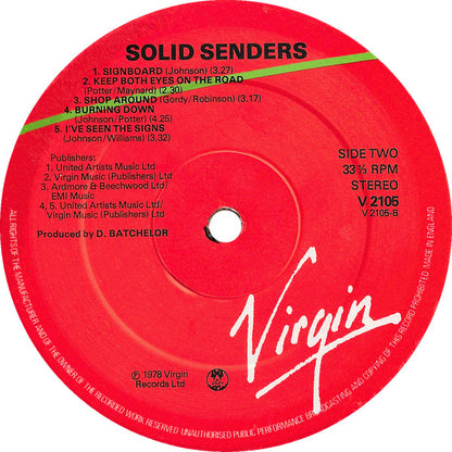 Solid Senders : Solid Senders (2xLP, Album, Ltd, Fre)