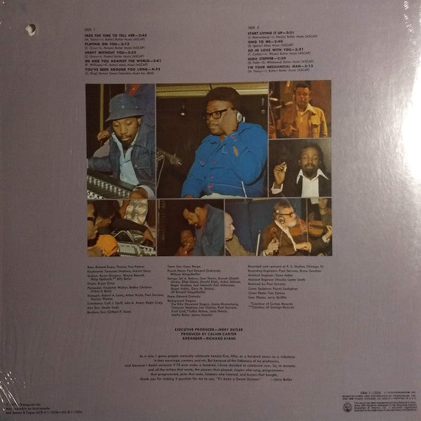 Jerry Butler : Sweet Sixteen (LP, Album, Pit)