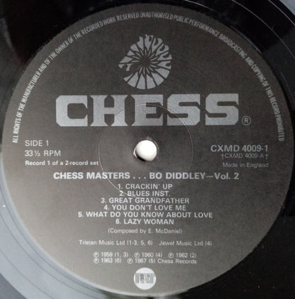 Bo Diddley : Chess Masters Vol.2 (2xLP, Comp, RE)