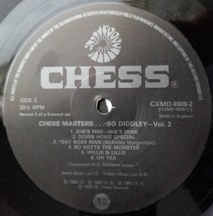 Bo Diddley : Chess Masters Vol.2 (2xLP, Comp, RE)