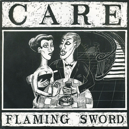 Care (2) : Flaming Sword (7", Single, Blu)