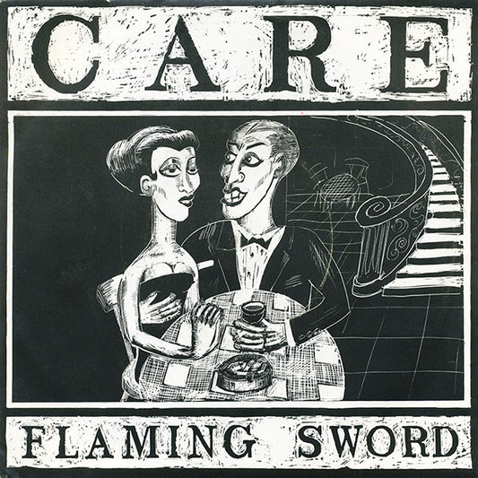 Care (2) : Flaming Sword (7", Single, Blu)