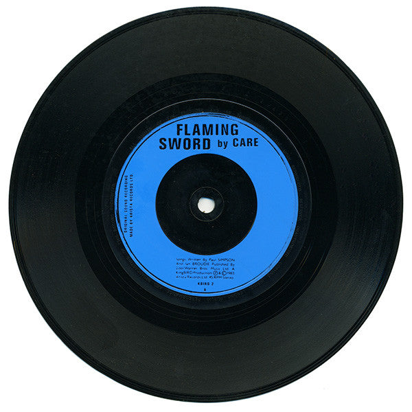 Care (2) : Flaming Sword (7", Single, Blu)