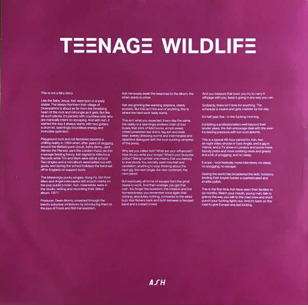 Ash : Teenage Wildlife: 25 Years Of Ash (2xLP, Comp)