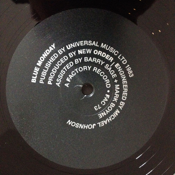New Order : Blue Monday (12", Single, RE, RM, 180)
