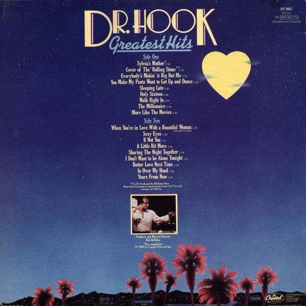 Dr. Hook : Greatest Hits (LP, Album, Comp, Pur)