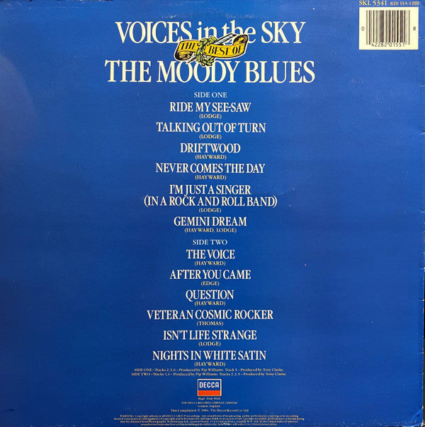 The Moody Blues : Voices In The Sky: The Best Of The Moody Blues (LP, Comp)