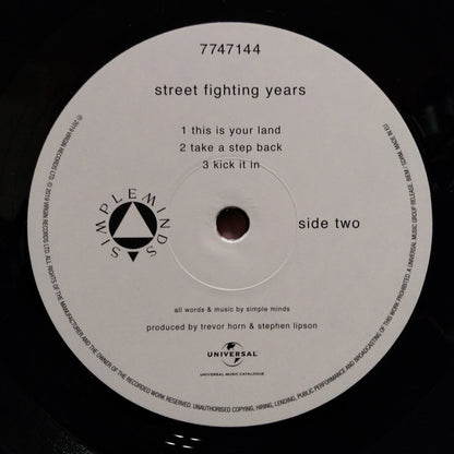 Simple Minds : Street Fighting Years (2xLP, Album, RE, RM)