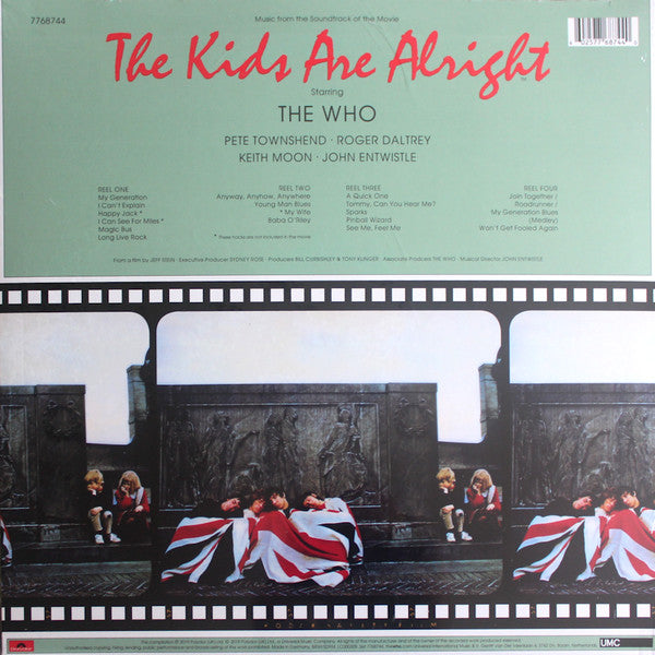 The Who : The Kids Are Alright (Music From The Soundtrack Of The Movie) (2xLP, Album, RE, RM, RP)