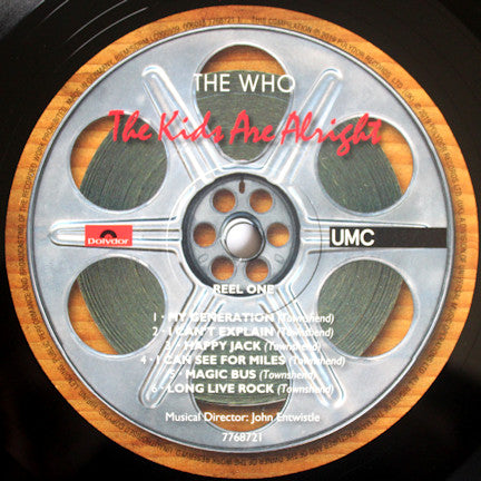 The Who : The Kids Are Alright (Music From The Soundtrack Of The Movie) (2xLP, Album, RE, RM, RP)