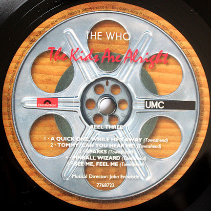 The Who : The Kids Are Alright (Music From The Soundtrack Of The Movie) (2xLP, Album, RE, RM, RP)