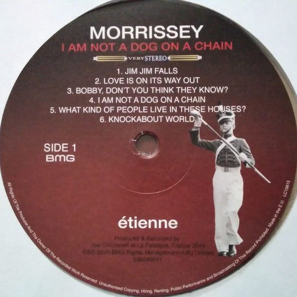 Morrissey : I Am Not A Dog On A Chain (LP, Album, Ltd, Cle)