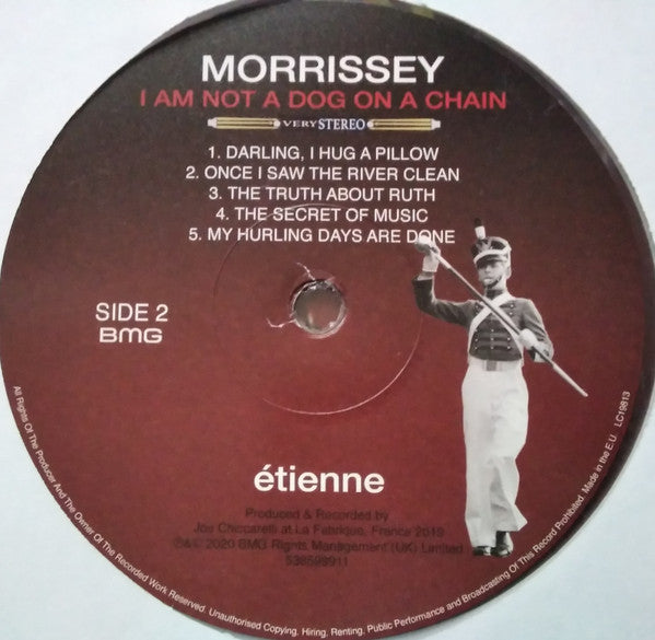 Morrissey : I Am Not A Dog On A Chain (LP, Album, Ltd, Cle)