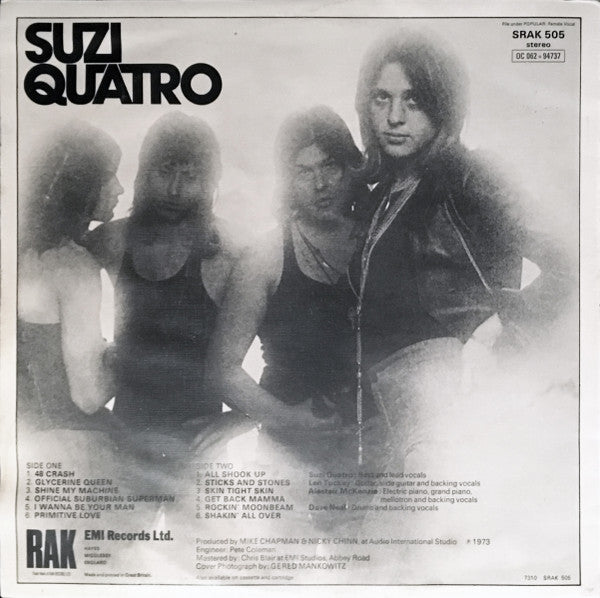 Suzi Quatro : Suzi Quatro (LP, Album)