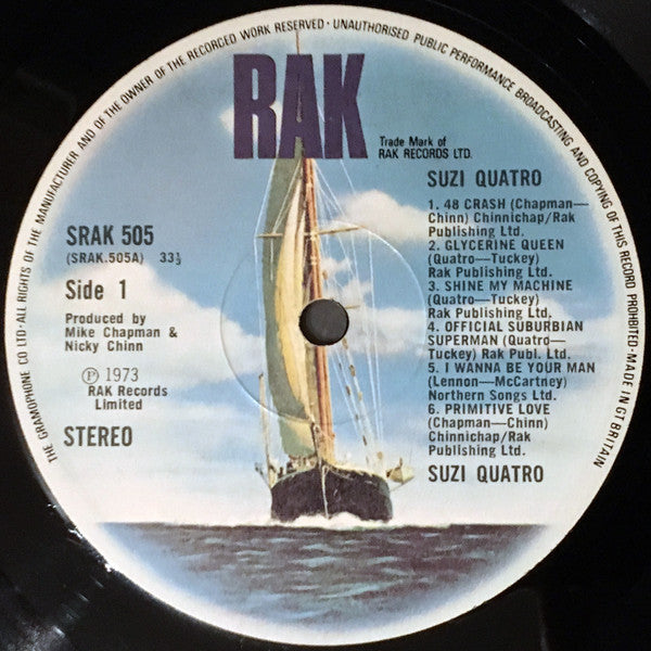 Suzi Quatro : Suzi Quatro (LP, Album)