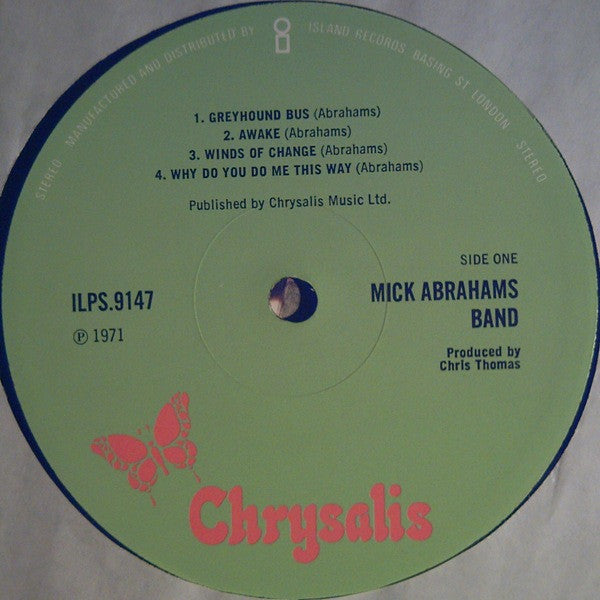 Mick Abrahams, Mick Abrahams Band : Mick Abrahams (LP, Album, Gat)