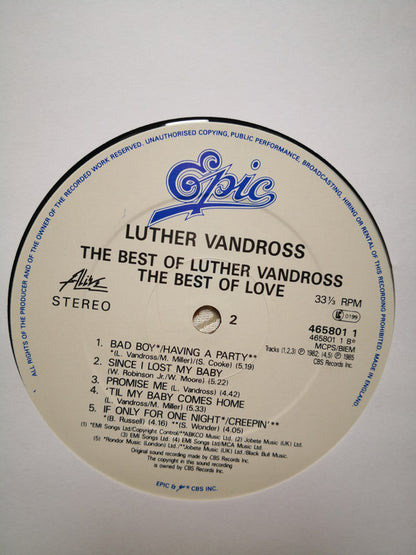 Luther Vandross : The Best Of Luther Vandross... The Best Of Love (2xLP, Comp, Gat)