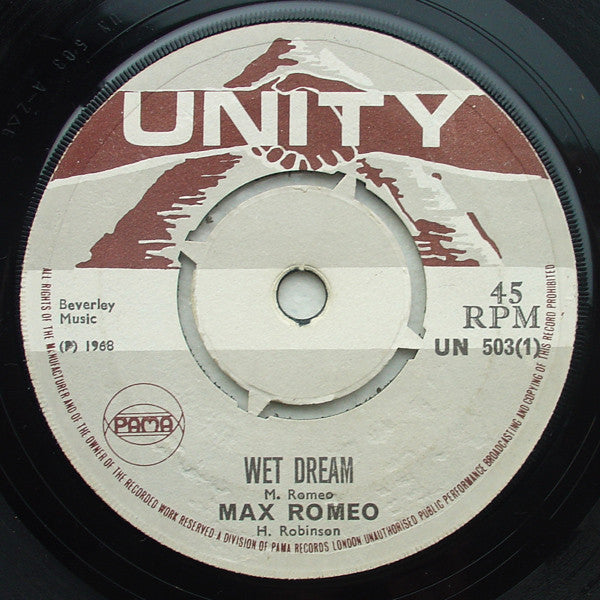 Max Romeo : Wet Dream (7", Single, 4-P)